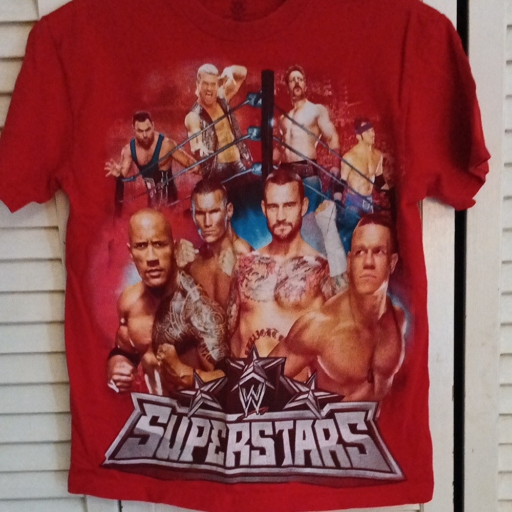 WWE Superstars Red Graphic Tee